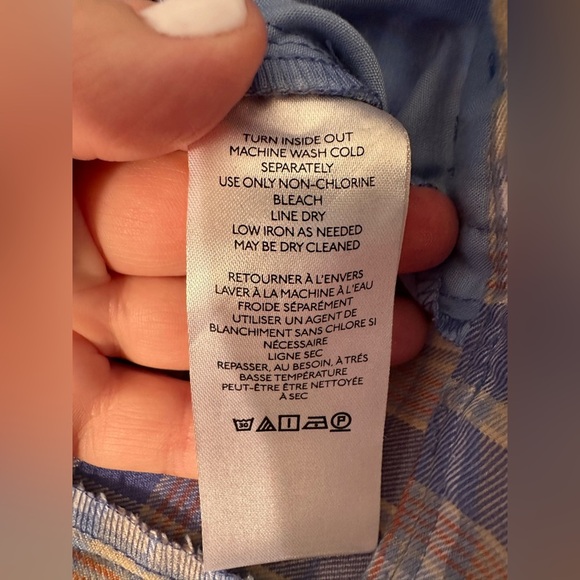 NWT URBAN OUTFITTERS 2 Isabella Printed Flare Pant Blue Multi Slim Fit 60’s 70’s - Picture 14 of 16